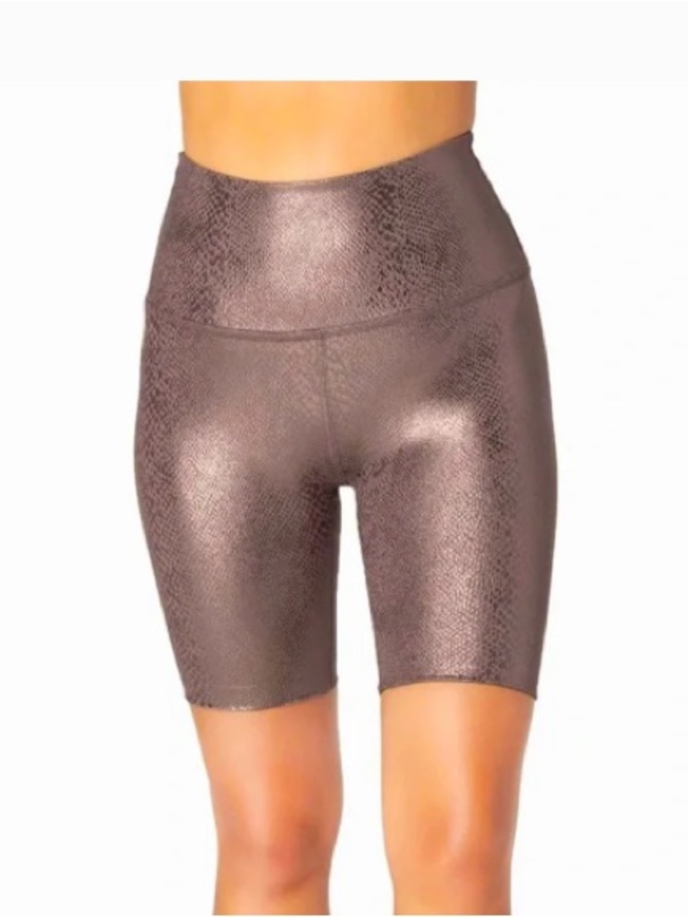 Beyond Yoga Lux Snake high waisted biker shorts